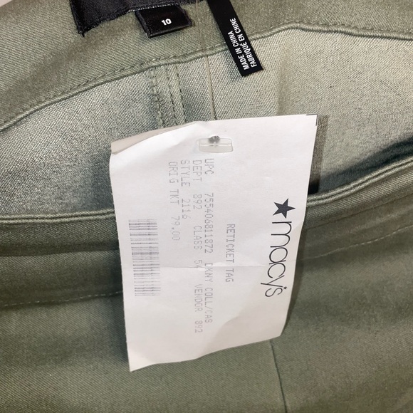 Olive color pants - Picture 2 of 3